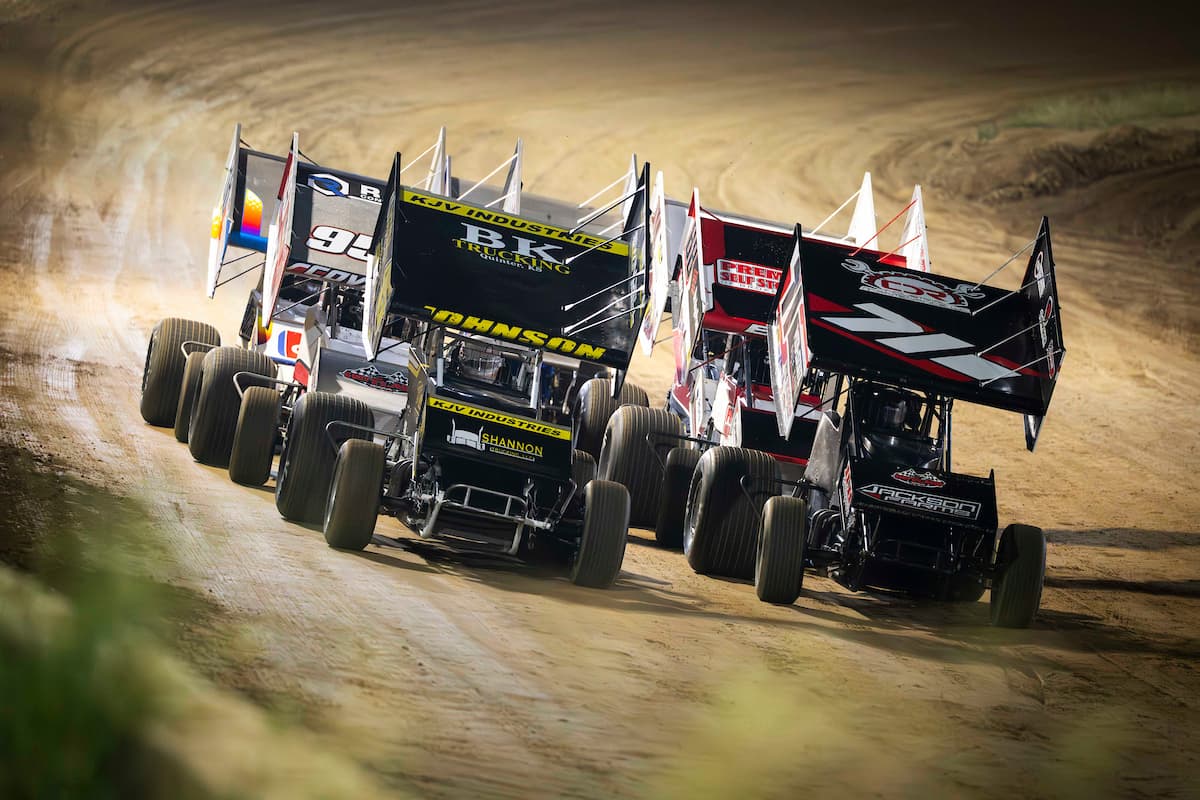 Kyle Evans sprint car
