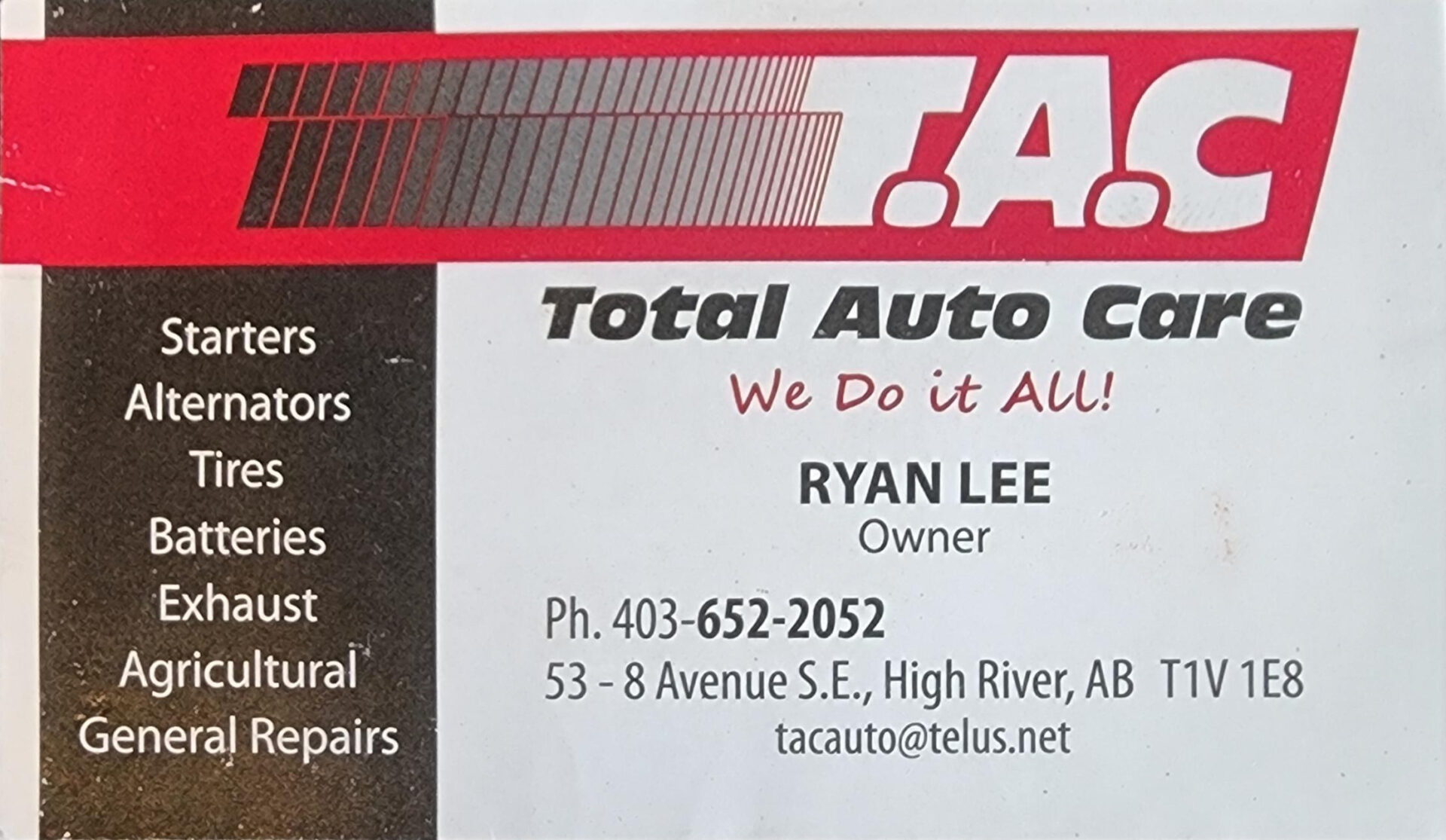 Total Auto Care High River