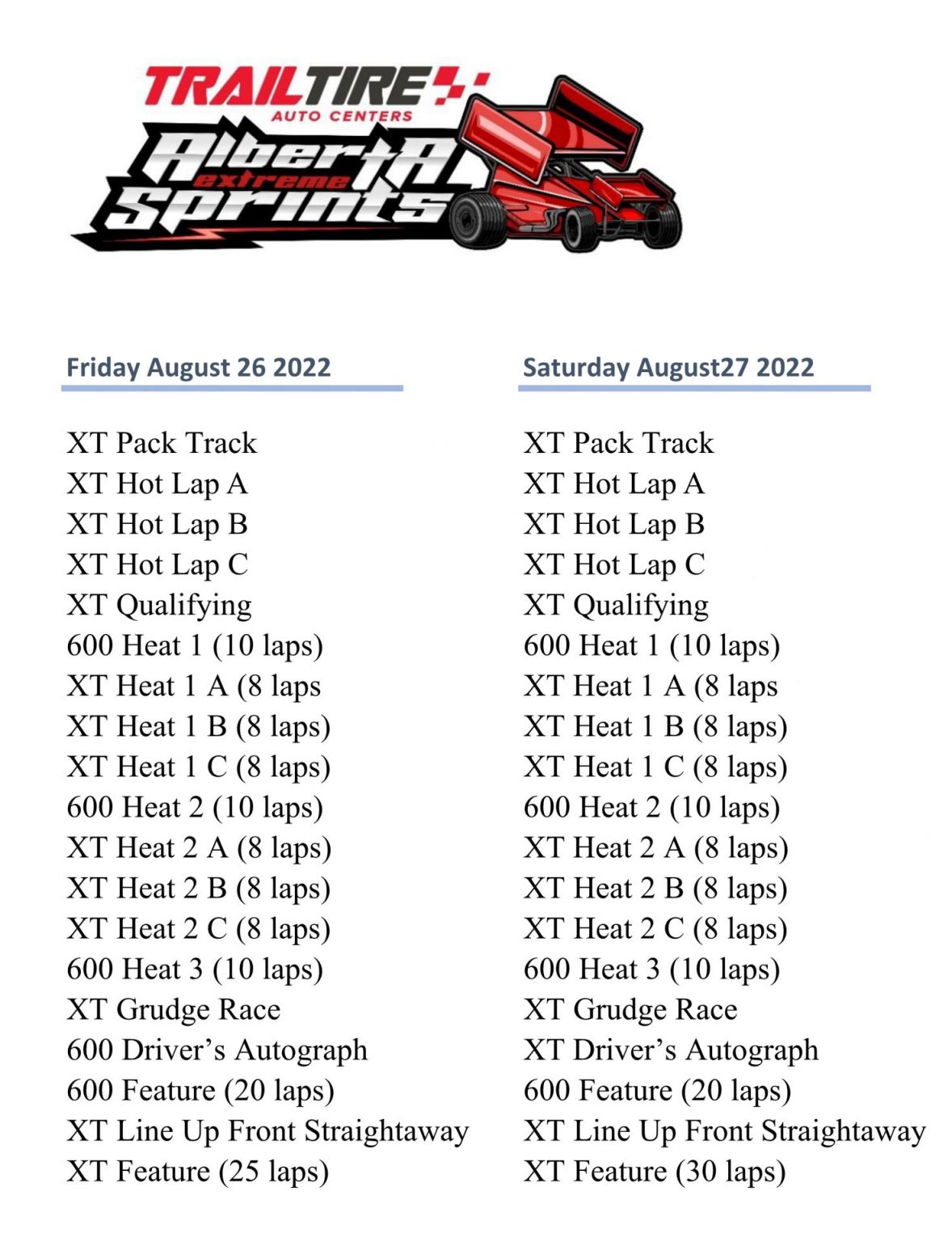 2022 Extreme Cup Info