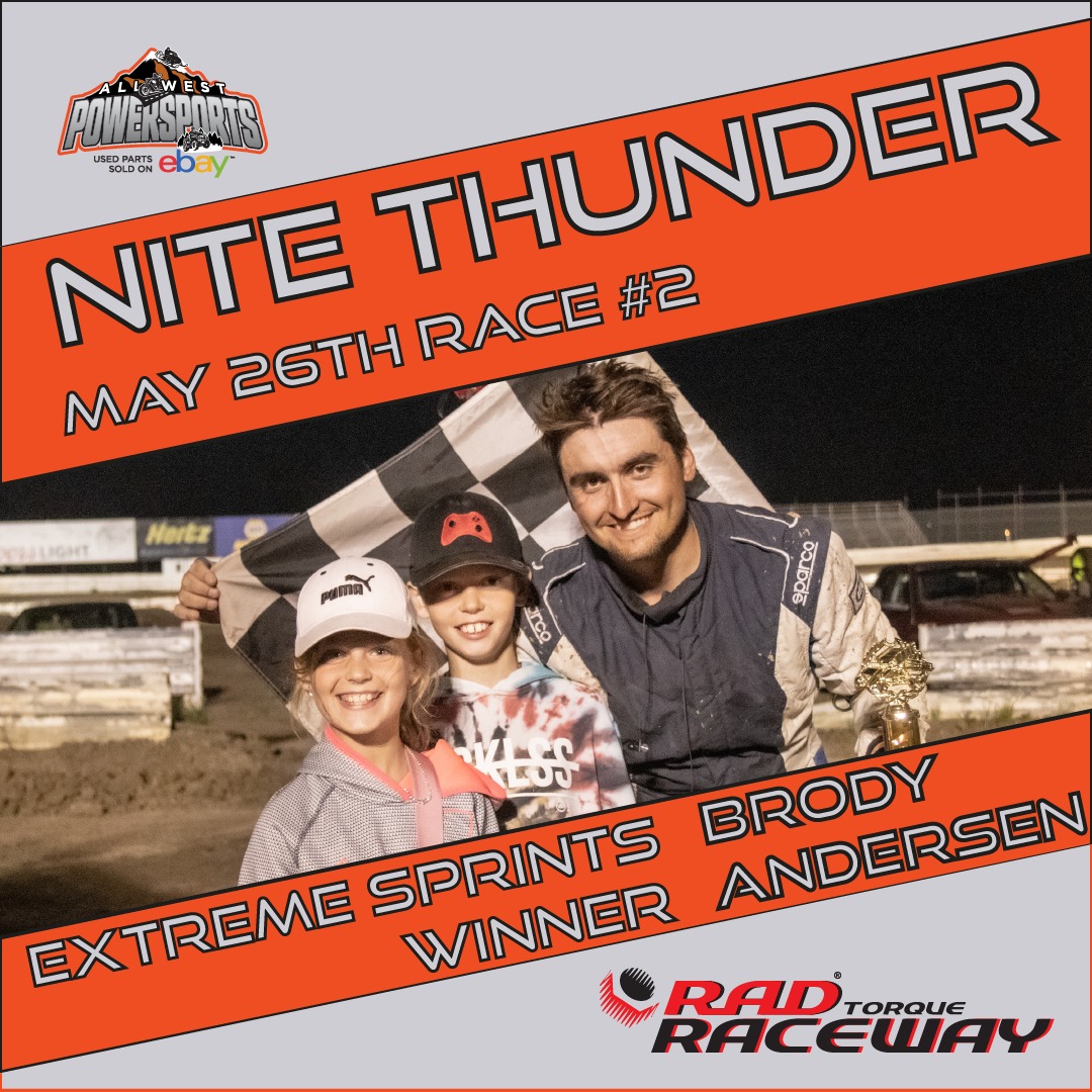 May 26 Night Thunder Feature Winner May 26 Night Thunder Feature Winner
